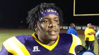 Thibodaux RB Jaquan Chenier discusses his team's 'hungry attack' in victory over East St. John | Vid