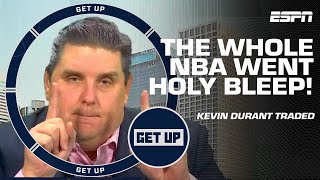 The whole league went HOLY BLEEP! 🍿 Brian Windhorst on Kevin Durant trade to Suns | Get Up
