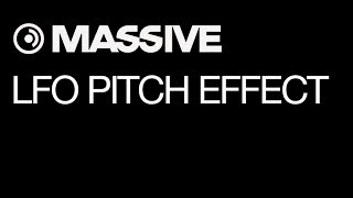 NI MASSIVE - LFO Pitch Effect