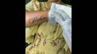 ചെറുതായിട്ട് ഒരു tatto അടിച്ചു