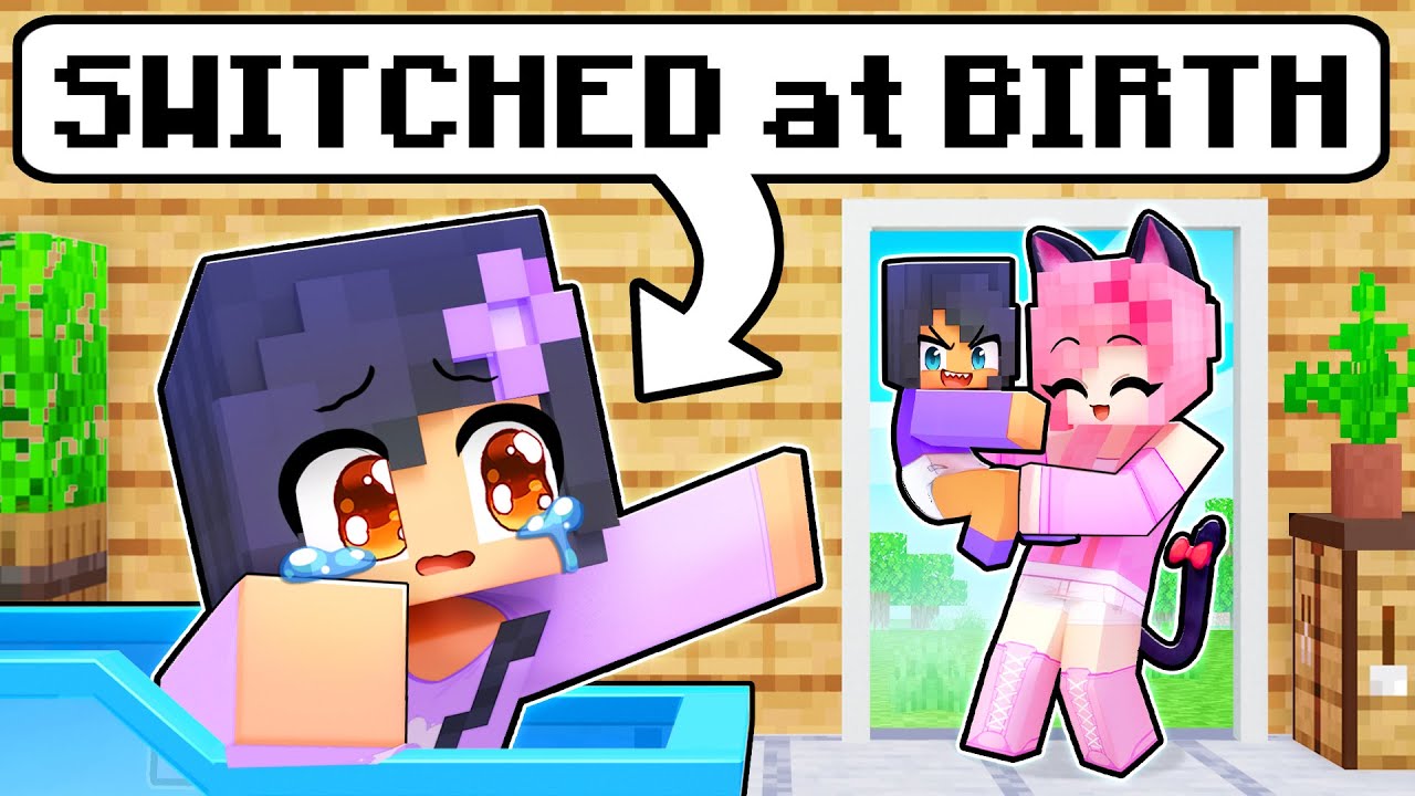 SWITCHED at BIRTH In Minecraft!