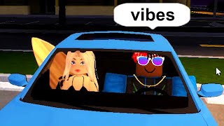 hitting his pen in the starbucks parking lot