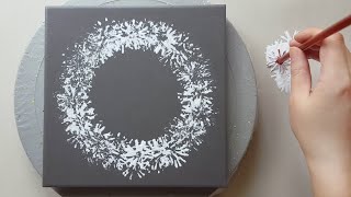 (680) Christmas lease | Easy Painting ideas | Painting for beginners | Designer Gemma77