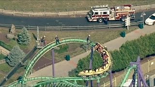 Dramático rescate en un parque de atracciones en Maryland