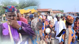 See How Oyo Mesi Welcome  The  New  Elected Alaafin Of Oyo As He Arrived The Palace