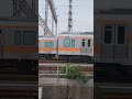 幕張車両センターにいる255系と中央線e233系0番台のグリーン車 shorts 鉄道