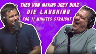Theo Von Making Joey Diaz Die Laughing For 11 Minutes Straight | Compilation