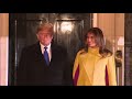 nato summit trump melania arrive at 10 downing street reception