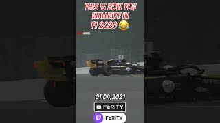 Wallride in F1 2020 | #shorts #f12020game #renaultf1 ^#funny