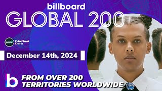 Billboard Global 200 Singles of This Week (December 14th, 2024)