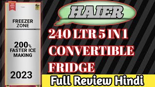 Haier 240 ltr refrigerator/Haier refrigerator double door Review/ Best fridge under 24000-/