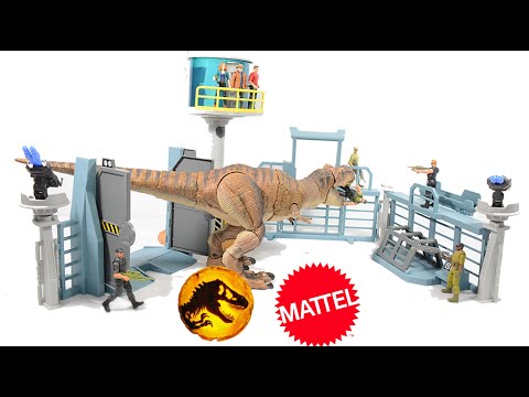 Mattel Jurassic World Outpost Chaos Playset REVIEW | Jurassic World ...