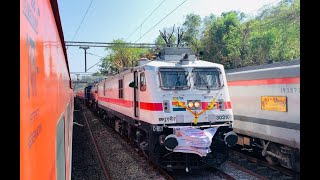 Kalyan WAP7 speeds through KR- New era begins.