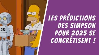 Les prédictions des Simpson pour 2025 se concrétisent !