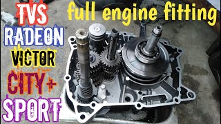 TVS sport self start full engine fitting