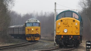 East Lancashire Railway Winter Diesel day 2025 - Trains at Ramsbottom 08/02/25