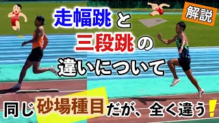 【LJとTJの違い】同じ砂場種目だけども…技術も同じとは限らない。【踏切、助走、接地】