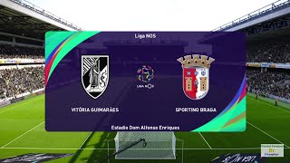 PES 2021 O melhor da Master League Liga Nos Vitória de Guimarães x Sporting Braga  Gameplay