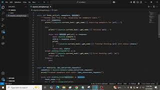 Python Asyncio with Semaphore