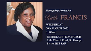 Homegoing Service for Missionary Ruth Francis