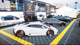 STANCED SUPER CARS SWARM SEMA IN 4K!! (SEMA 2016 Vlog #1)