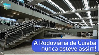 População destaca melhorias no Terminal Rodoviário de Cuiabá com avanço de 95% das obras de reforma