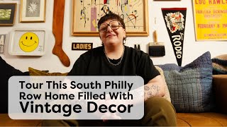 Tour This South Philly Row Home Filled With Antiques & Vintage Decor | Handmade Home