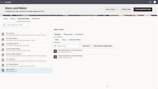 Manage What Users Can See and Do in Oracle Analytics