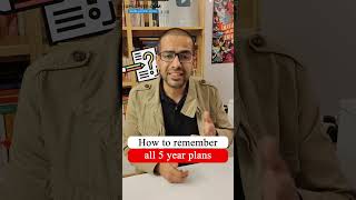 How to remember all 5 year plans
