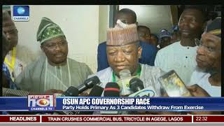 APC Holds Osun Governorship Primary As Three Candidates Withdraw From Exercise