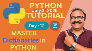 Python Day 12: Dictionaries Explained with Examples | Python for Beginners Series