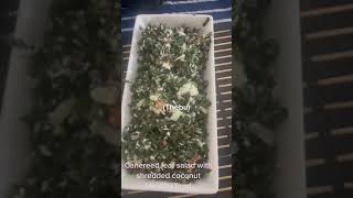 Dehydrated Costus speciosus /Canereed leaf (Thebu) Salad