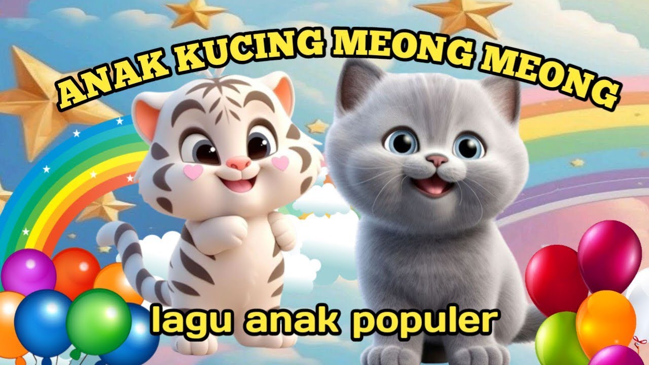 Anak Kucing Meong Meong Lagu Anak Populer Youtube