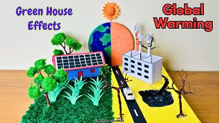 Global Warming model | Climate change/Green house effects 3d model for science  projects | Pollution