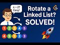 LeetCode #61 Rotate List – Explained in Simple Python! 🔁💡