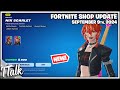 *NEW* NIX SCARLET SKIN! Fortnite Item Shop [September 9th, 2024] (Fortnite Chapter 5)