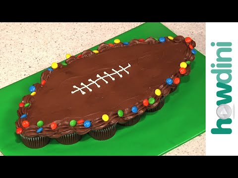 Birthday Cake Ideas: How to Make Pull-Apart Football Cupcakes Birthday Cake Ideas: How to Make Pull-Apart Football Cupcakes