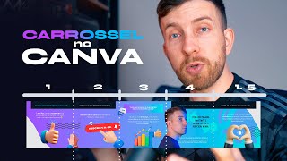 Como Fazer Carrossel no Canva para Instagram | Criar, Cortar e Salvar, Post Perfeito 💜😮