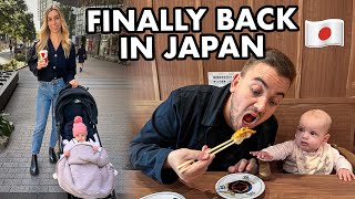 TRAVELLING TO JAPAN with our Baby & TOKYO FOOD VLOG | Kura Sushi, 7-Eleven, Star