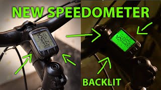 BACKLIT SPEEDOMETER FOR MY BIKE | SPEEDOMETER REVIEW | SUNDING SPEEDOMETER | CYCLE ACCESSORIES #BIKE