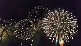 長岡花火 2018 フェニックス　Large fireworks Phoenix Nagaoka Japan August 2018