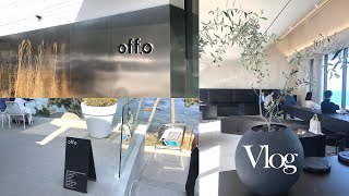 vlog | 기장신상카페오프오off.o 보쌈삼합, 양고기먹방,부산 비밀스러운 브런치가게, 열심히 마시고 먹은 부부일상