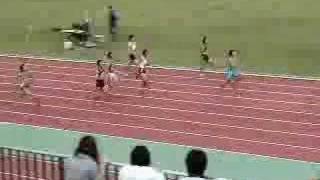 中期船橋市民体育大会100m決勝2004年