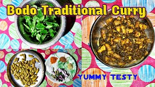 Bodo Traditional Food | Ampwo Lata Arw Mwita | Testy Curry | Harimu