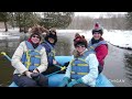 winter rafting in petoskey pure michigan