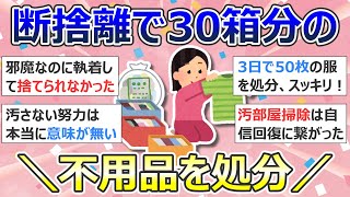 【2ch掃除まとめ】掃除が持つ力について「断捨離で30箱分の不用品を処分」断捨離・捨て活・片付け・ミニマリスト【有益】ガルちゃん