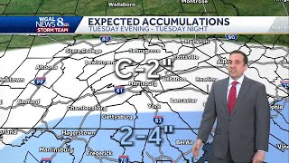 Impact: Periods Of Light Snow Tuesday Night