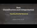 Data Classification and Categorization