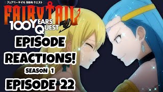 FAIRY TAIL 100 YEARS QUEST EPISODE 22 REACTION!!!  The Demon Parade!