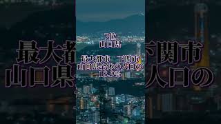 人口が分散している都道府県ランキングです　ch登録高評価よろしく　#ランキング　#バズれ　#日本